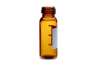 Waters Amber Glass 12 x 32 mm Screw Neck Vial, 2 mL Volume, 100/pk