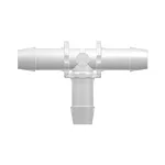 Tee Tube Fitting with 600 Series Barbs, 1/2` (12.7 mm) ID Tubing