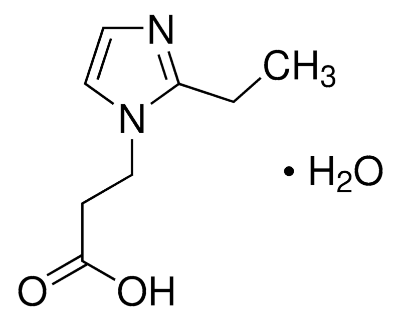Merck 3-(2-Ethyl-1H-imidazol-1-yl)propanoic acid hydrate