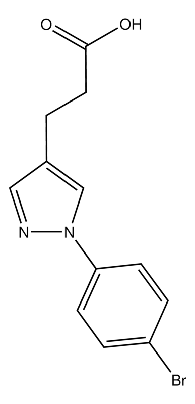 Merck 3-(1-(4-Bromophenyl)-1H-pyrazol-4-yl)propanoic acid