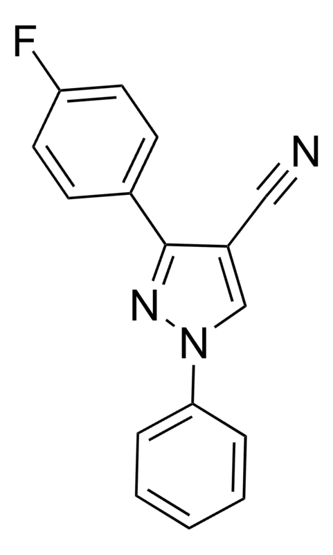 Merck 3-(4-Fluorophenyl)-1-phenyl-1H-pyrazole-4-carbonitrile