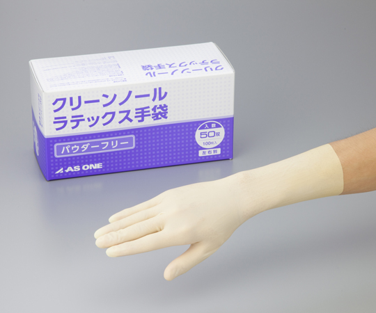 AS ONE CLEANKNOLL Latex Glove(Powder-Free) 305㎜, 클린놀 라텍스장갑(파우더프리) 305㎜