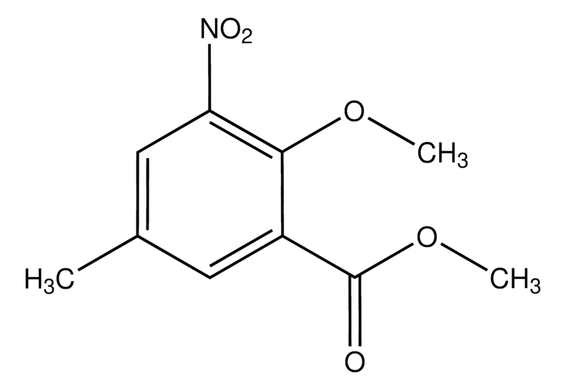 Merck Methyl 2-methoxy-5-methyl-3-nitrobenzenecarboxylate