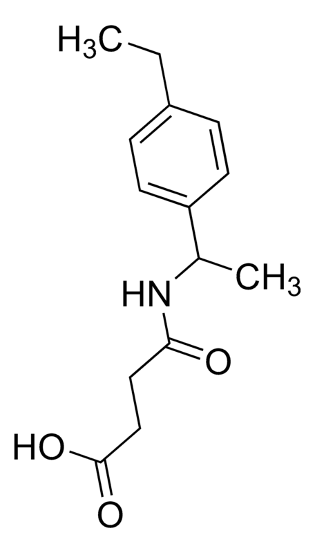Merck 4-{[1-(4-Ethylphenyl)ethyl]amino}-4-oxobutanoic acid