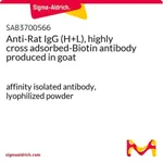 Merck Anti-Rat IgG (H+L), highly cross adsorbed-Biotin antibody produced in goat