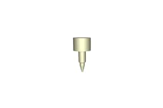 Waters PEEK Plug Fitting, Knurled