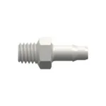 10-32 Special Tapered Thread with 1/4` Hex to 400 Series Barb, 1/8` (3.2 mm) ID Tubing