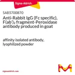 Merck Anti-Rabbit IgG (Fc specific), F(ab')2 fragment-Peroxidase antibody produced in goat