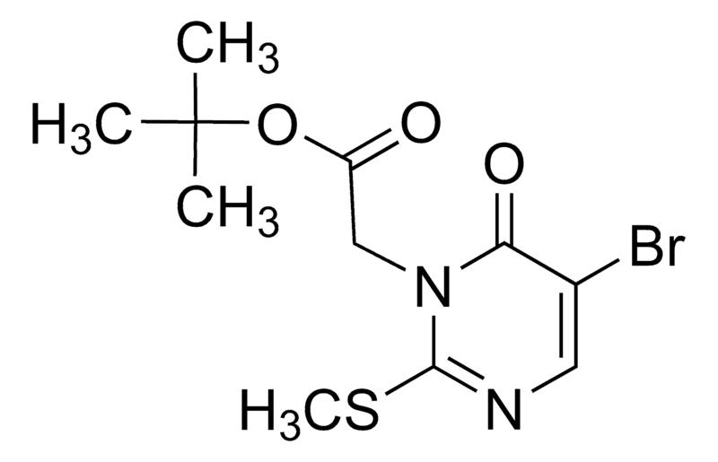 Merck tert-Butyl 5-bromo-2-(methylthio)-6-oxopyrimidine-1-acetate