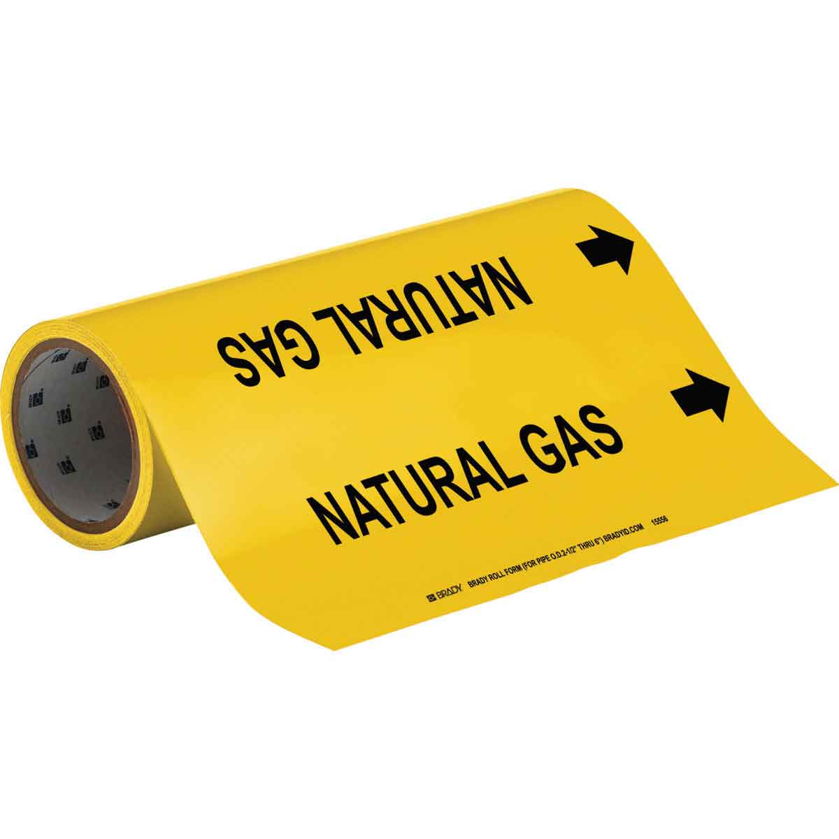 Brady NATURAL GAS Roll Form Pipe Marker | 캐시바이