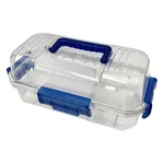 AS ONE DuraPorter® Sample Transport Box, 방진·방습 캐리어(투명)