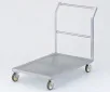 AS ONE Stainless Steel Platform Truck, 클린룸용 운반대차 (올스테인리스)
