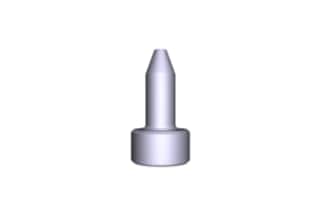 Waters Plug, One-piece, 10-32, Coned