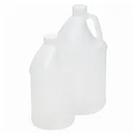 Thermo Fisher Scientific Natural HDPE Handled Round Jugs with White Polypropylene PE Foam Lined Cap