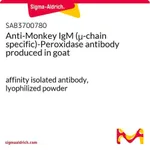 Merck Anti-Monkey IgM (mu-chain specific)-Peroxidase antibody produced in goat