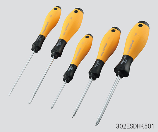 AS ONE ESD Antistatic Screw Driver  Set (SoftFinish®), ESD정전방지용 드라이버
