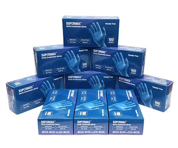 SuperMax SuperMax Nitrile Gloves, 슈퍼맥스 니트릴 글러브 (블루)