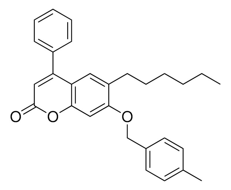 Merck 6-HEXYL-7-(4-METHYL-BENZYLOXY) - 10 MG &