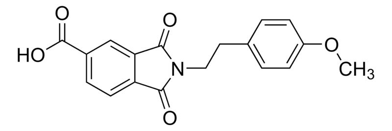 Merck 2-[2-(4-Methoxyphenyl)ethyl]-1,3-dioxo-5-isoindolinecarboxylic acid