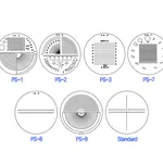 AS ONE Scale for Loupe, 스케일(루페 눈금판)