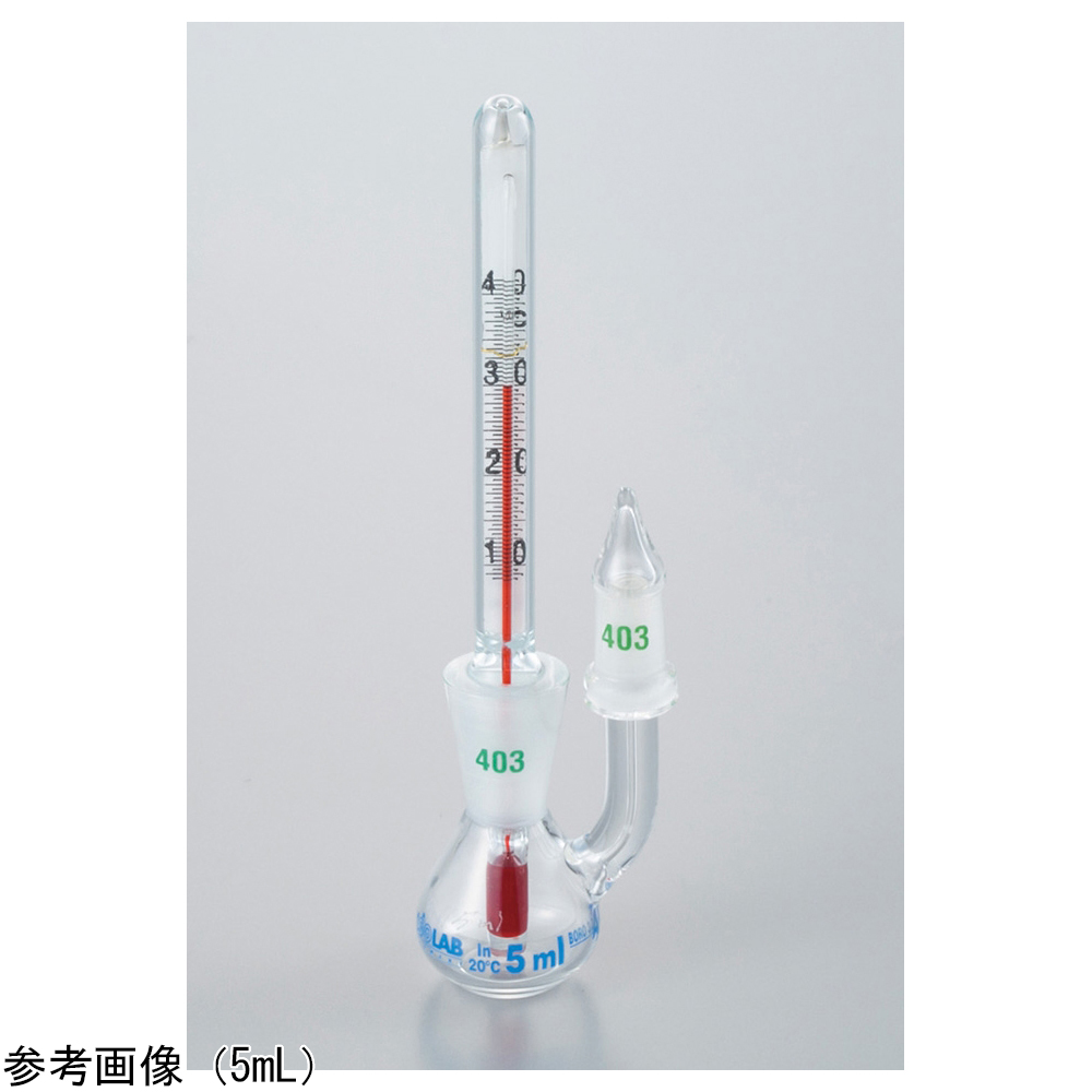 AS ONE Gravity Bottle with Thermometer, 비중병 (온도계 부속)