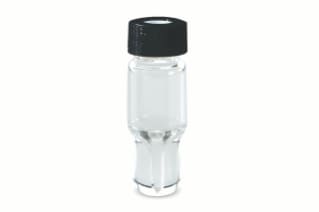 Waters Clear Glass 12 x 32 mm Snap Neck Total Recovery Vial, with Cap and PTFE/silicone Septum , 1 mL Volume, 100/pk