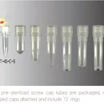 Axygen 0.5ml, 1.5ml and 2.0ml Pre-Sterilized Screw Cap Tubes 스크류 캡 튜브 - 멸균