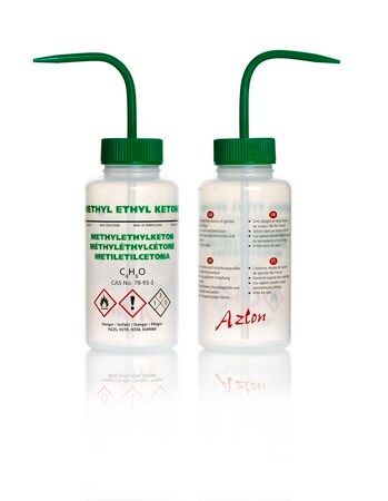 Merck Azlon Multi-Lingual Unvented Wash Bottles