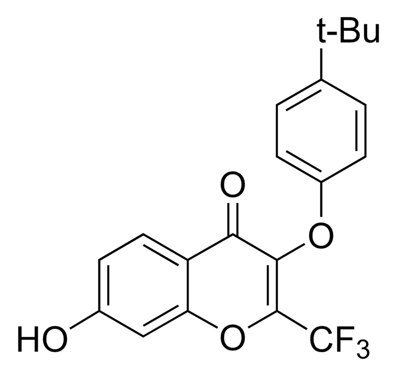 Merck 3-(4-tert-Butylphenoxy)-7-hydroxy-2-(trifluoromethyl)-4H-chromen-4-one
