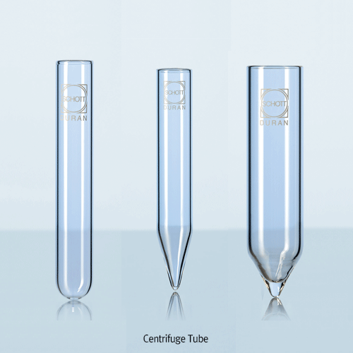 Daihan Science DURAN Centrifuge Tube, Same-Size·Same-Weight, Glass, 6㎖ ~ 250㎖Made of Boro-glas