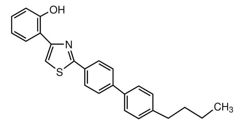 Merck 2-(4-n-Butylbiphenyl-4'-yl)-4-(2-hydroxyphenyl)thiazole