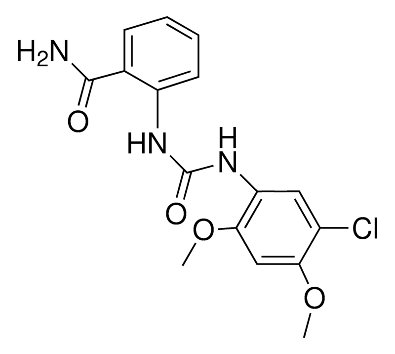Merck 1-(2-CARBAMOYLPHENYL)-3-(5-CHL - 50 MG&