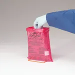 Thermo Fisher Scientific Desktop Autoclavable HDPE Biohazard Bags, 8.5 x 11 in.