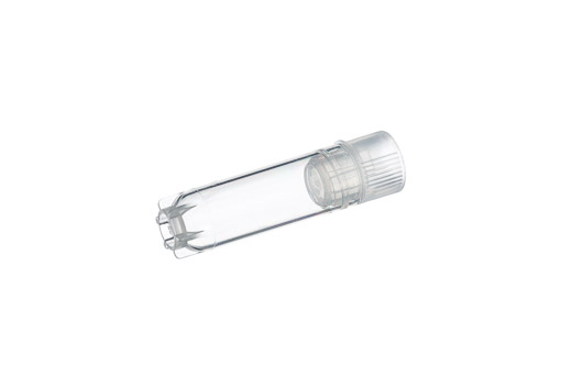 Greiner Bio One CRYO.S, 2 ML, PP, ROUND BOTTOM,INTERNAL THREAD, NATURAL SCREW CAP, STARFOOT, NATURAL, STERILE, 100 PCS./BAG