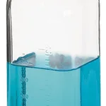 Thermo Fisher Scientific Qorpack Precleaned Square Glass Wide-Mouth Bottle, PTFE Cap, 15mL, 48/Cs