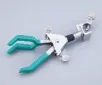 AS ONE Stainless Three-Prong Dual Adjust Clamp with Holder, 스테인리스 양개 클램프(고정홀더 타입)