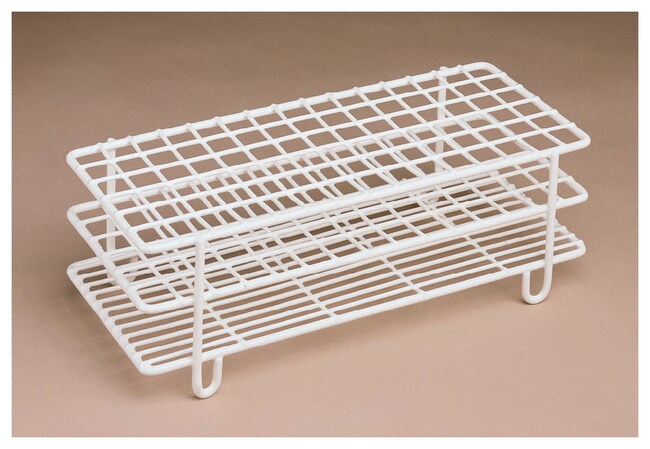 Thermo Fisher Scientific White Vinyl-Coated Test Tube Racks with Legs