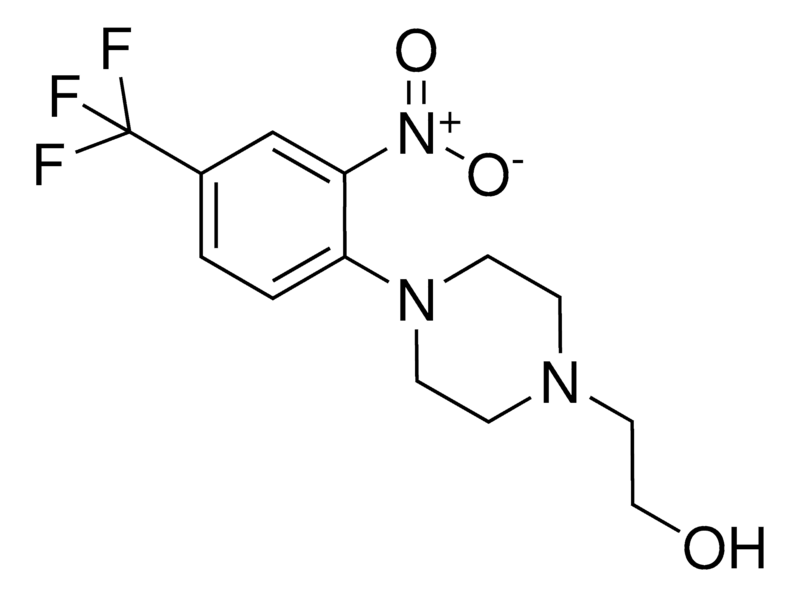 Merck 2-(4-(2-Nitro-4-(trifluoromethyl)phenyl)piperazin-1-yl)ethanol