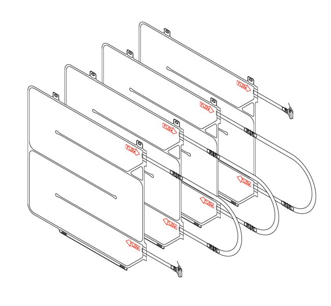 Thermo Fisher Scientific DHX Heat Exchanger BioProcess Container (BPC), ASI 26/77 film, ReadyMate connections, four 6-L BPCs