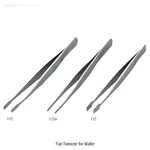 Daihan Science Flat Tweezer for Wafer, SA (Stainless), 웨이퍼용 플랫 트위저
