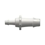 Straight Through Reduction Tube Fitting with 500 Series Barbs, 1/2` (12.7 mm) and 1/4` (6.4 mm) ID Tubing