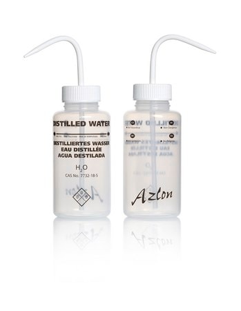Merck Azlon Multi-Lingual Unvented Wash Bottles
