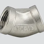 AS ONE Stainless Steel Fittings (45° Elbow), 스테인리스 커넥터(45° 엘보)