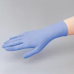 AS ONE Nitrile Silk Rubber Glove Blue (Powder Free) 240mm, 니트릴 실크고무 장갑 (파우더 프리) 240mm