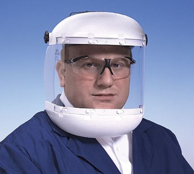 Thermo Fisher Scientific Double Crown Laboratory Faceshield w/Acetate Shield