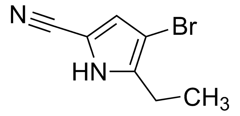 Merck 4-Bromo-5-ethyl-1H-pyrrole-2-carbonitrile