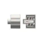Male Luer Integral Lock Ring Plug, Closed at Luer Tip