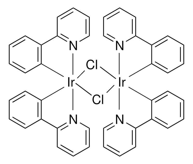 Merck Dichlorotetrakis(2-(2-pyridinyl)phenyl)diiridium(III)