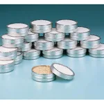 Thermo Fisher Scientific Tin Specimen/Sample Boxes, Capacity: 0.5 oz.; Dia. x H: 1.5 x 0.5 in. (38 x 13mm)