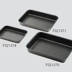 AS ONE Fluorine Coated Square Tray(Flat Edge), 불소코팅 각형 트레이 (플랫 엣지)